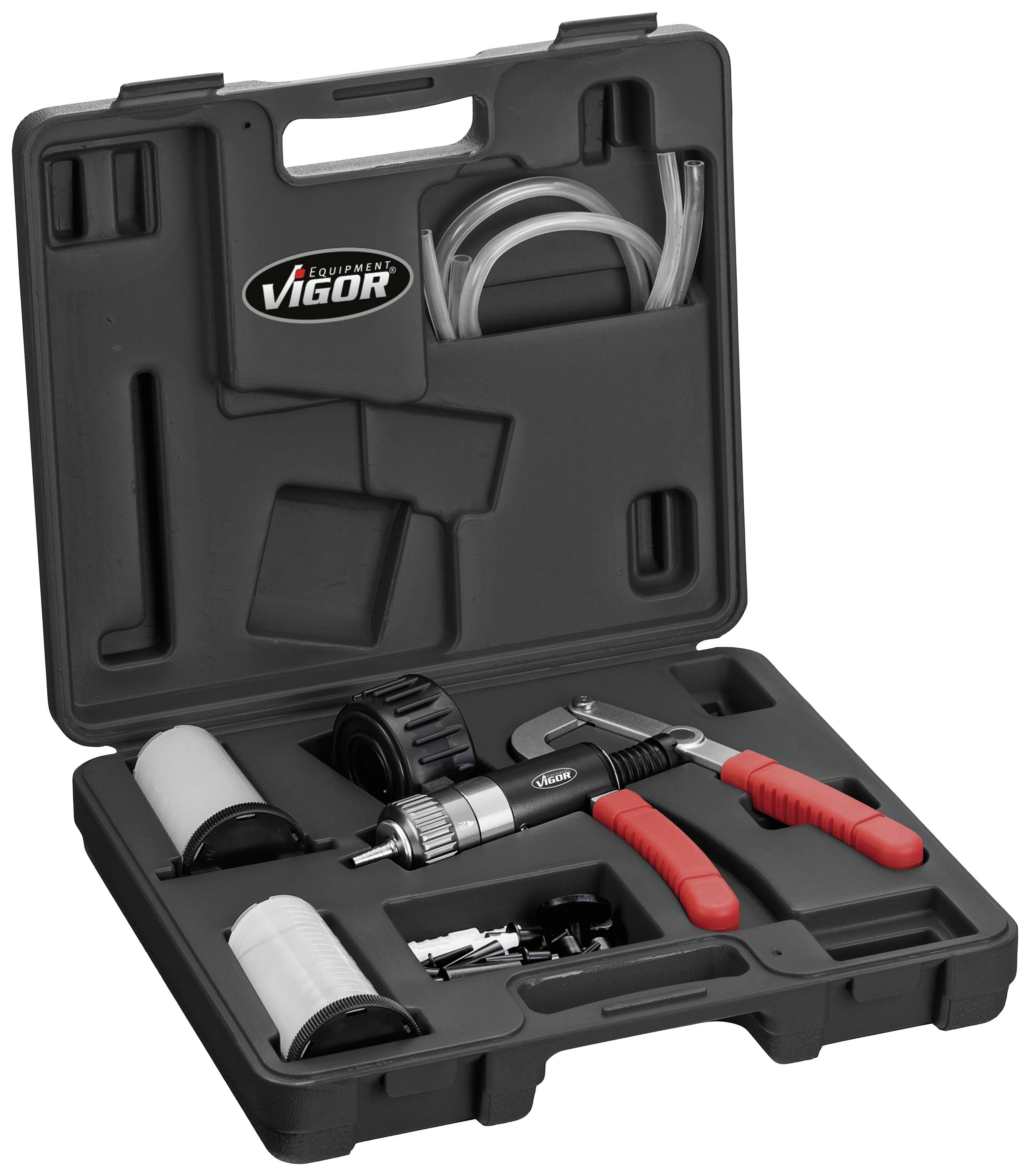 Vigor V4325 Vakuum- und Druckpumpen Satz 28tlg.