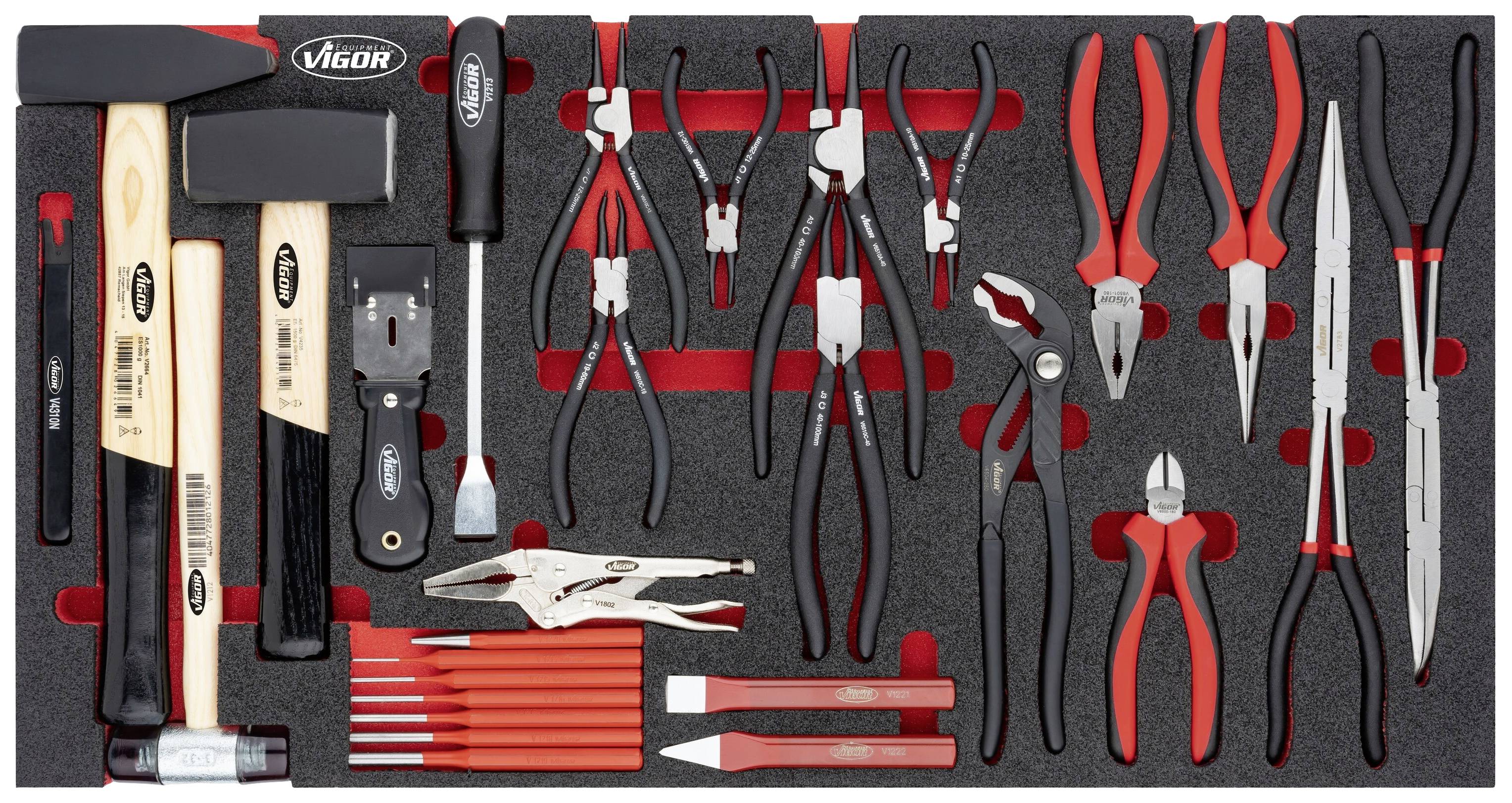 Vigor V5638N Werkzeugset 29teilig
