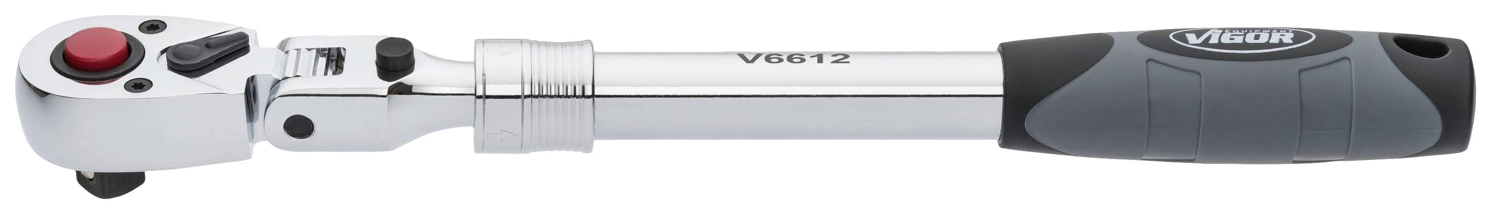 Vigor V6612 Teleskop-Umschaltknarre Vierkant, 1/2" (12.5 mm)