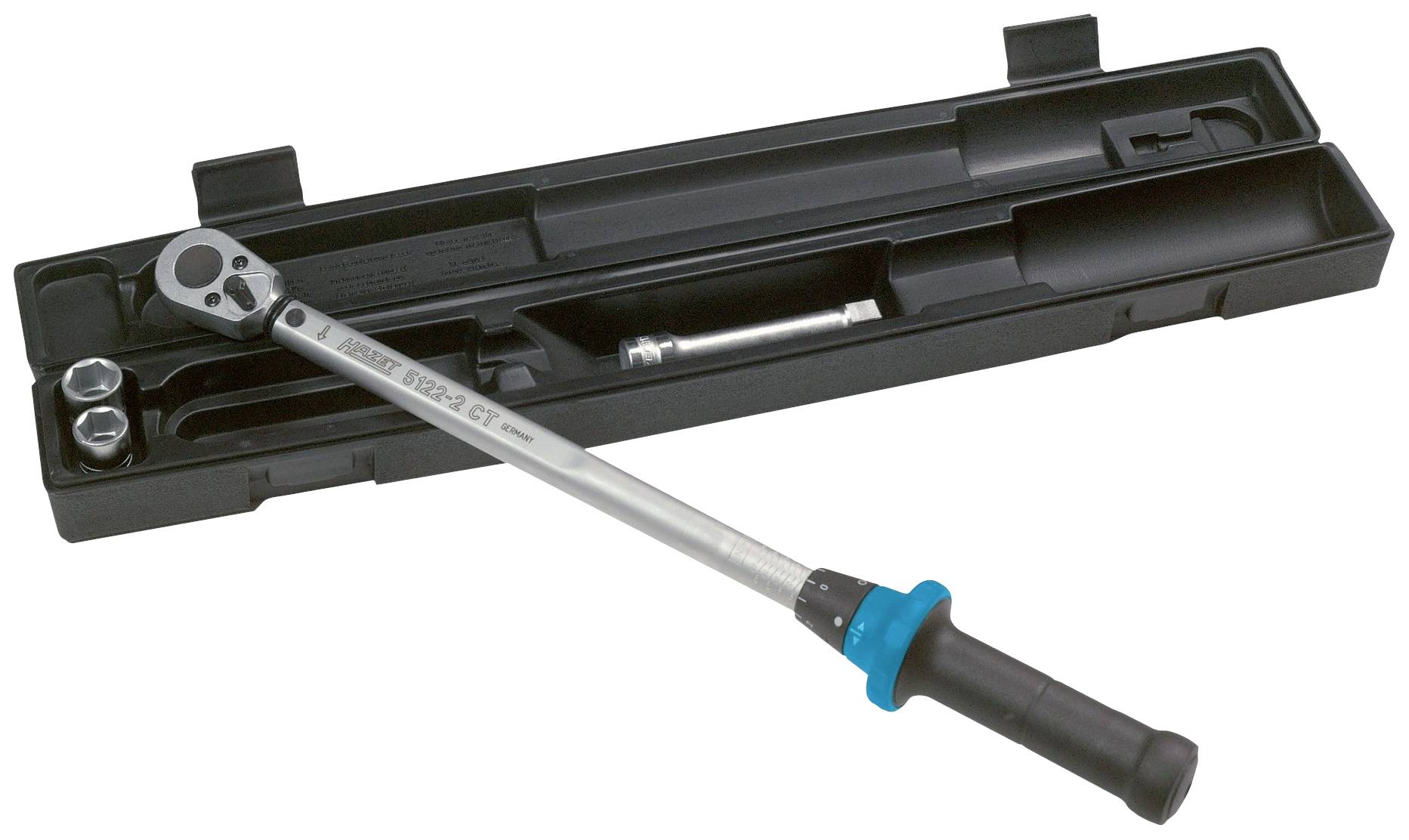 Hazet 5122-2CT/5 Drehmomentschlüssel-Set 1/2" (12.5 mm) 40 - 200 Nm