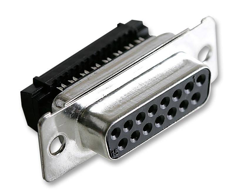 MH Connectors MH10576 D-SUB Buchsenleiste 180 ° Polzahl: 15 Schneid-Klemm 1 St.