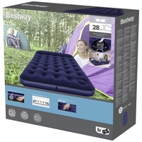 Bestway 67225 Luftbett (L x B x H) 191 x 137 x 28 cm Königs-Blau Bestway 67225 Luftbett (L x B x H) 191 x 137 x 28 cm Königs-Blau