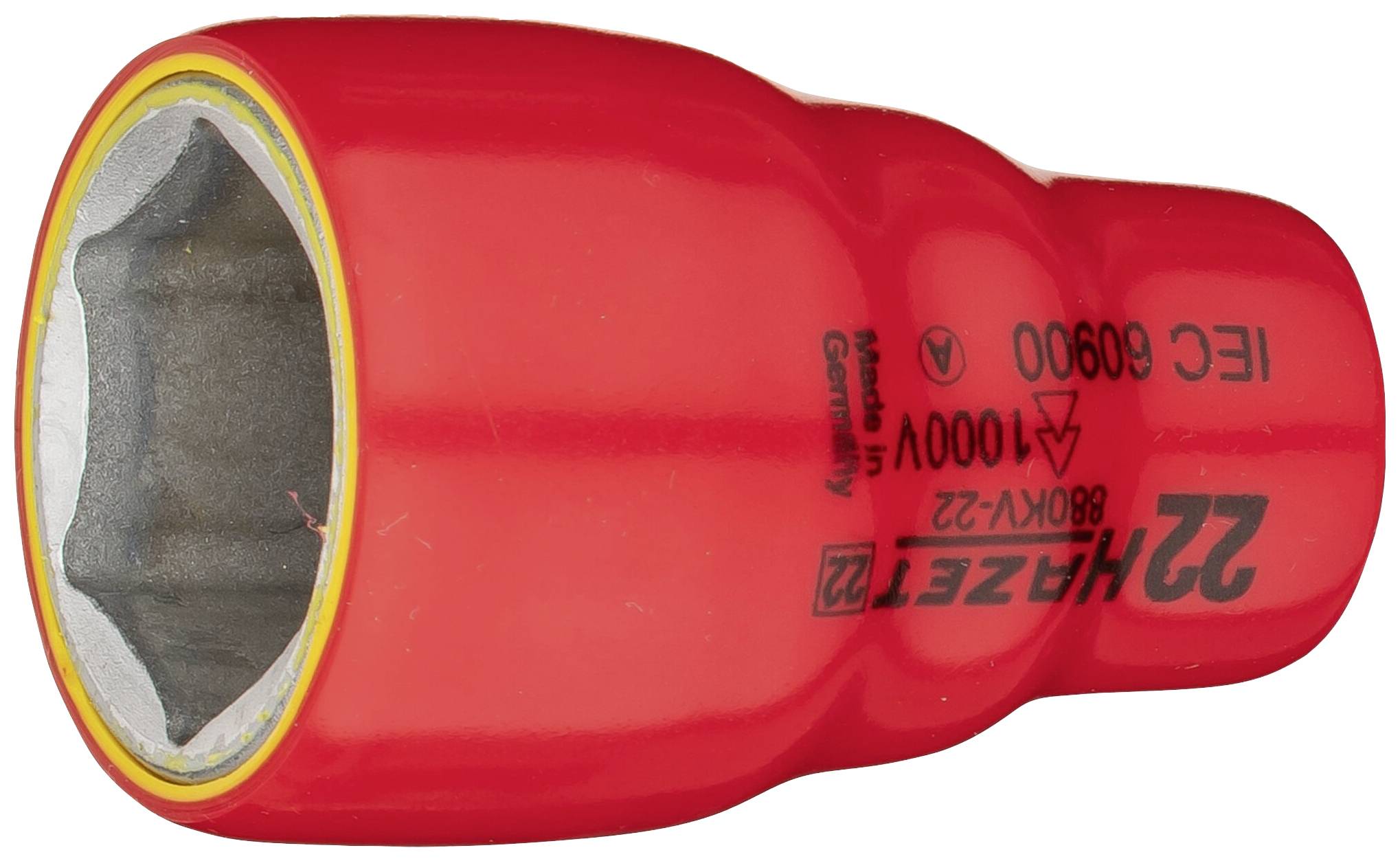 Hazet 880KV-22 Außen-Sechskant Steckschlüsseleinsatz 22 mm 1 Stück Vierkant, 3/8" (10 mm)