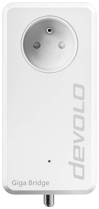 Devolo Giga Bridge Phoneline Netzwerkadapter 8856 FR IP-Bridge, Glasfaser 1000MBit/s