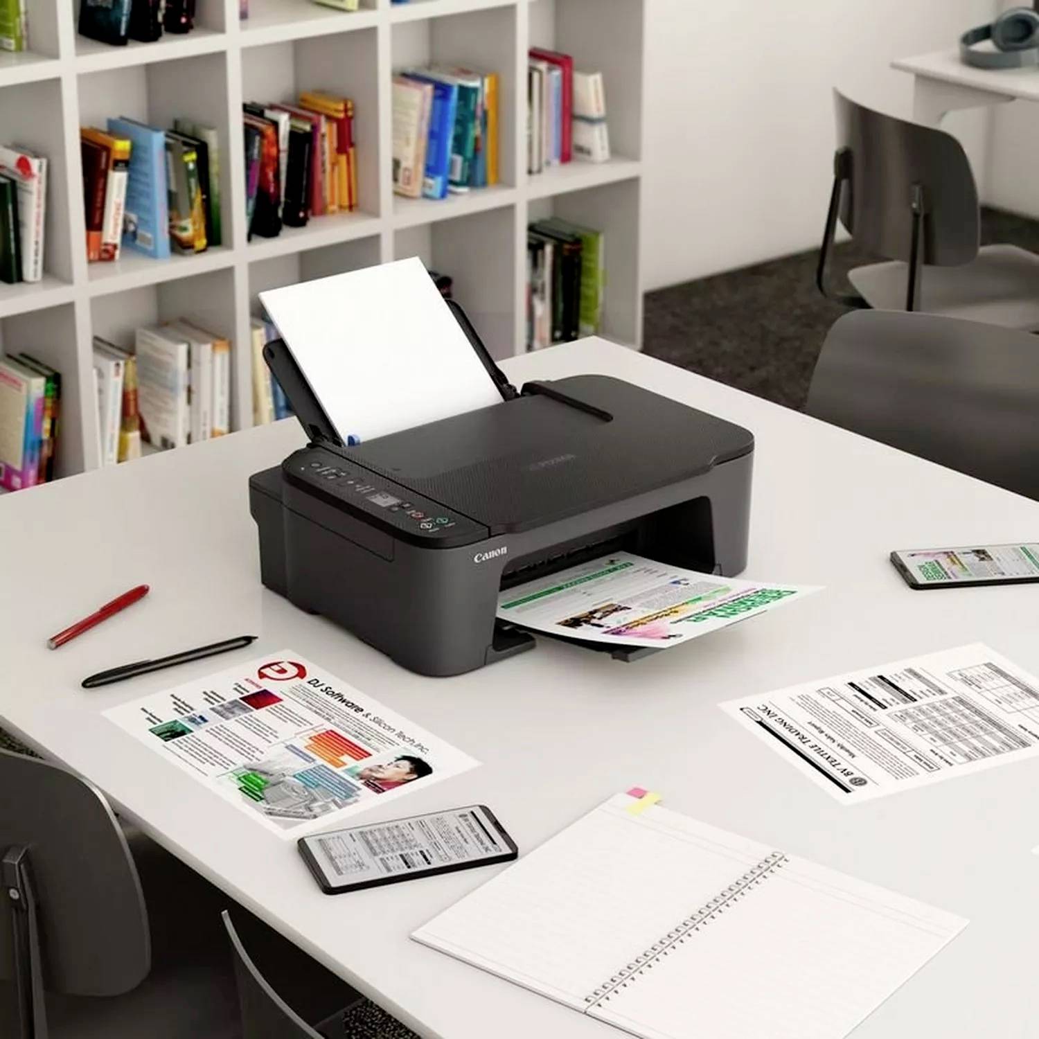 Canon PIXMA TS3550i Multifunktionsdrucker Tintenstrahl Farbe A4 Drucker, Scanner, Kopierer Duplex, USB, WLAN