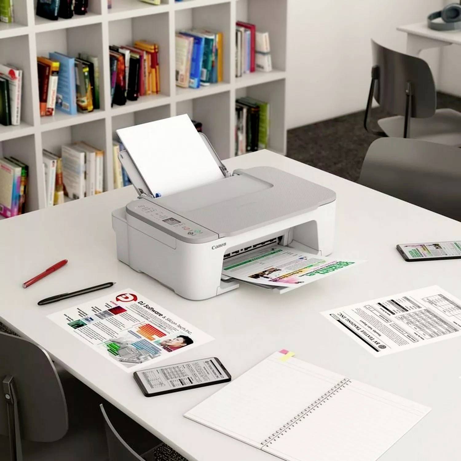 Canon PIXMA TS3551i Multifunktionsdrucker Tintenstrahl Farbe A4 Drucker, Scanner, Kopierer Duplex, USB, WLAN