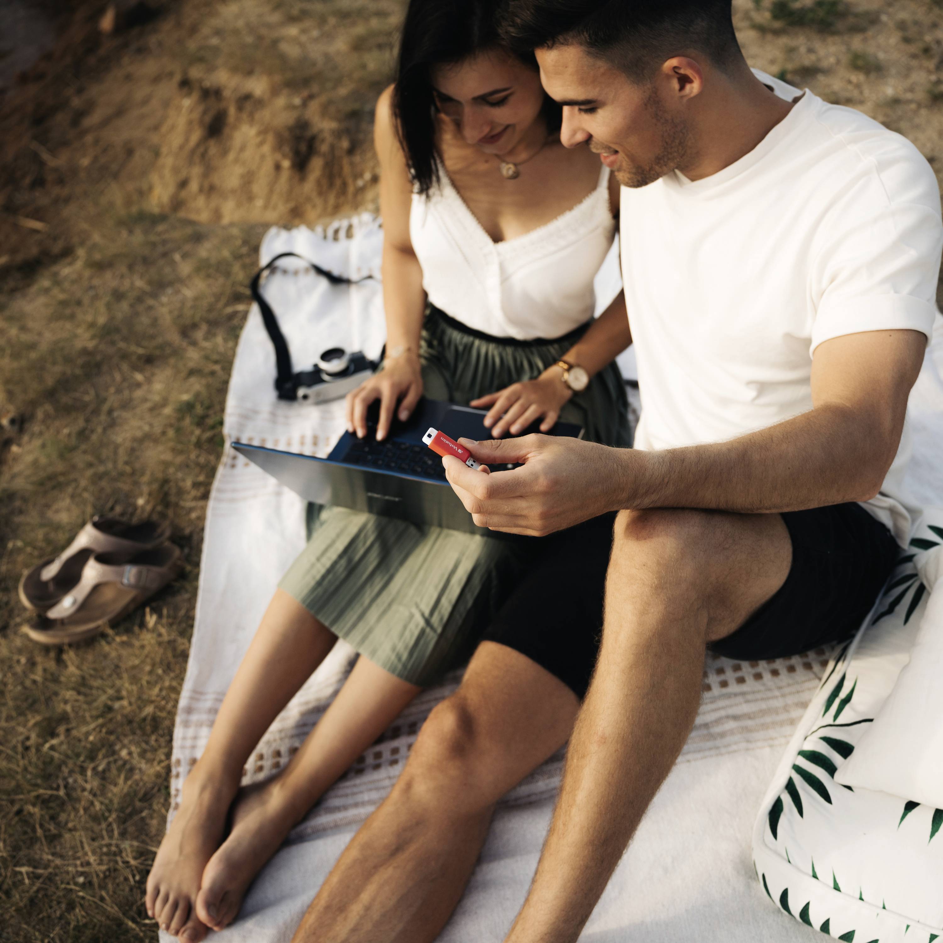 Verbatim V DataBar USB 2.0 Drive USB-Stick 16GB Rot 49453 USB-A (USB 2.0)