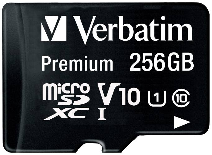 Verbatim MICRO SDXC PREMIUM 256GB CLASS 10 INC ADAPTER microSDXC-Karte 256 GB UHS-Class 1