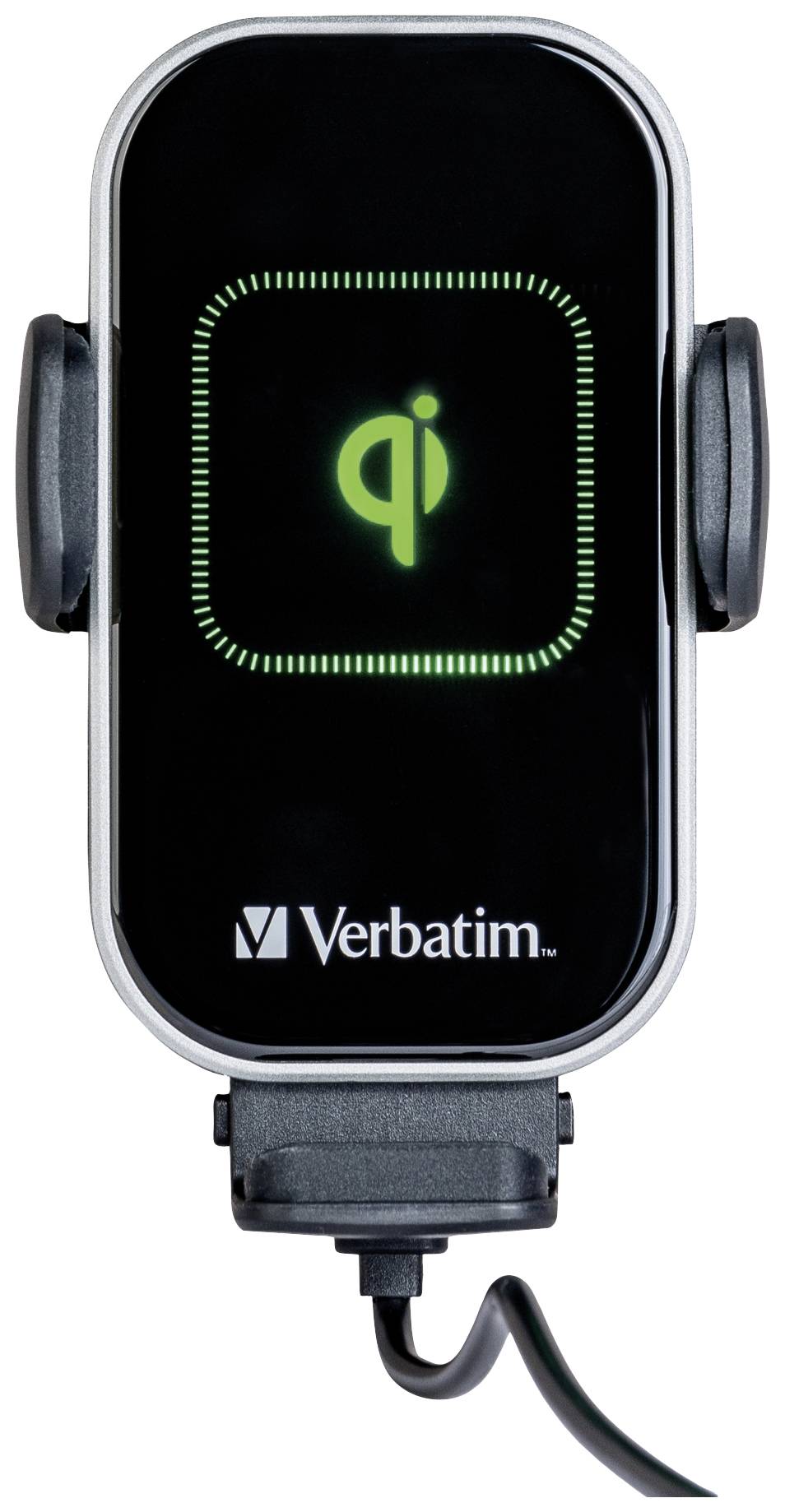 Verbatim Induktions-Ladegerät FWC-02 Qi Fast Wireless Car Charger 49553 Ausgänge Magnetanschluss Schwarz