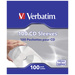 Verbatim CD Hülle 49976 1 CD/DVD/Blu-Ray Weiß Papier 100 St.