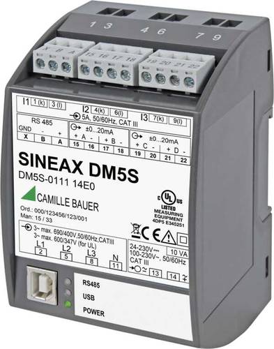 Camille Bauer SINEAX DM5S Universalmessgerät SINEAX DM5S Multi-Messumformer mit 4 Analog- Ausgänge
