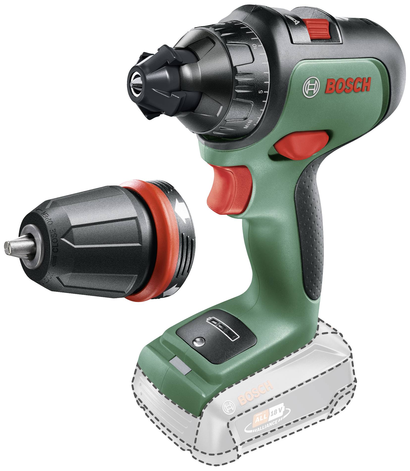 Bosch Home and Garden AdvancedDrill 18 B-Ware 06039B5006920 Akku-Schrauber B-Ware (beschädigte / fehlende Verpackung) 18 V 2.5 Ah Li-Ion