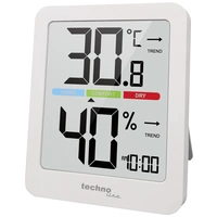 Techno Line Thermo-/Hygrometer Weiß WS9456 Techno Line Thermo-/Hygrometer Weiß WS9456