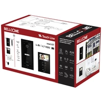 Bellcome ELECTRA Video-Türsprechanlage Kabelgebunden Komplett-Set Schwarz Bellcome ELECTRA Video-Türsprechanlage Kabelgebunden Komplett-Set Schwarz