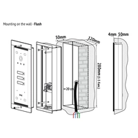 Bellcome ELECTRA Video-Türsprechanlage Kabelgebunden Komplett-Set Weiß Bellcome ELECTRA Video-Türsprechanlage Kabelgebunden Komplett-Set Weiß