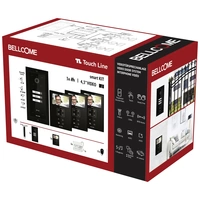 Bellcome ELECTRA Video-Türsprechanlage Kabelgebunden Komplett-Set Schwarz Bellcome ELECTRA Video-Türsprechanlage Kabelgebunden Komplett-Set Schwarz