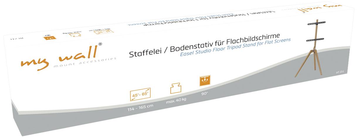 My Wall HT23L TV-Standfuß Höhenverstellbar, Ausziehbar 114,3cm (45") - 165,1cm (65") Stand, Ausziehbar, Höhenverstellbar, Drehbar