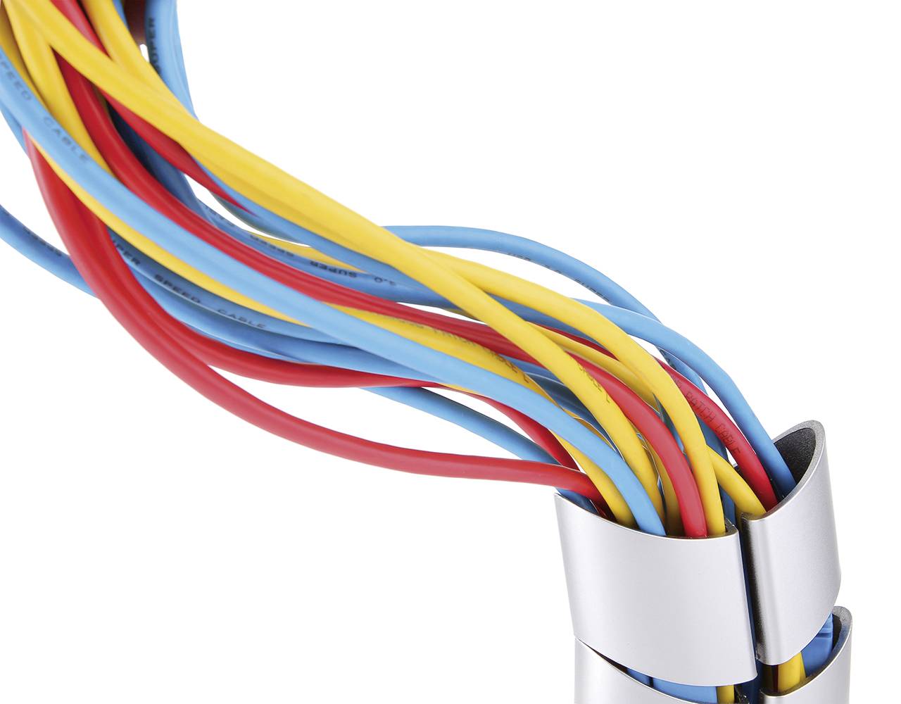 My Wall HZ44SL Kabelbündelhalter Silber 1St.