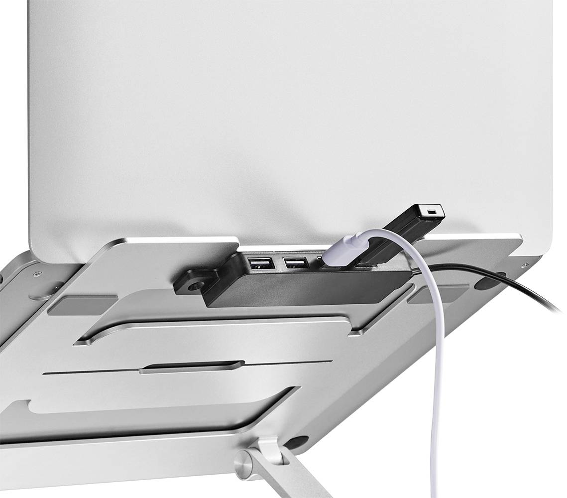 My Wall HT17L Notebook-Ständer höhenverstellbar, USB-Hub-Funktion, neigbar