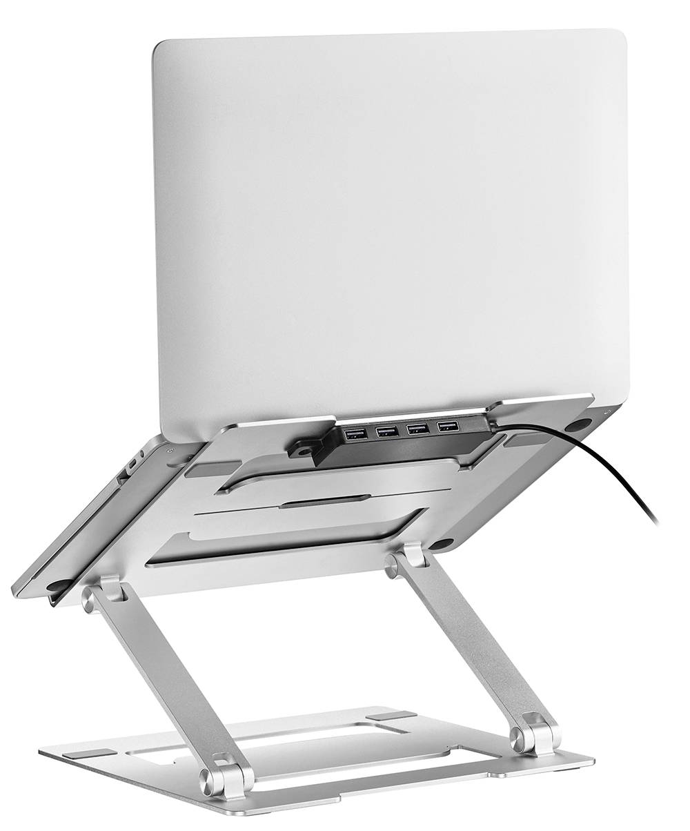 My Wall HT17L Notebook-Ständer höhenverstellbar, USB-Hub-Funktion, neigbar