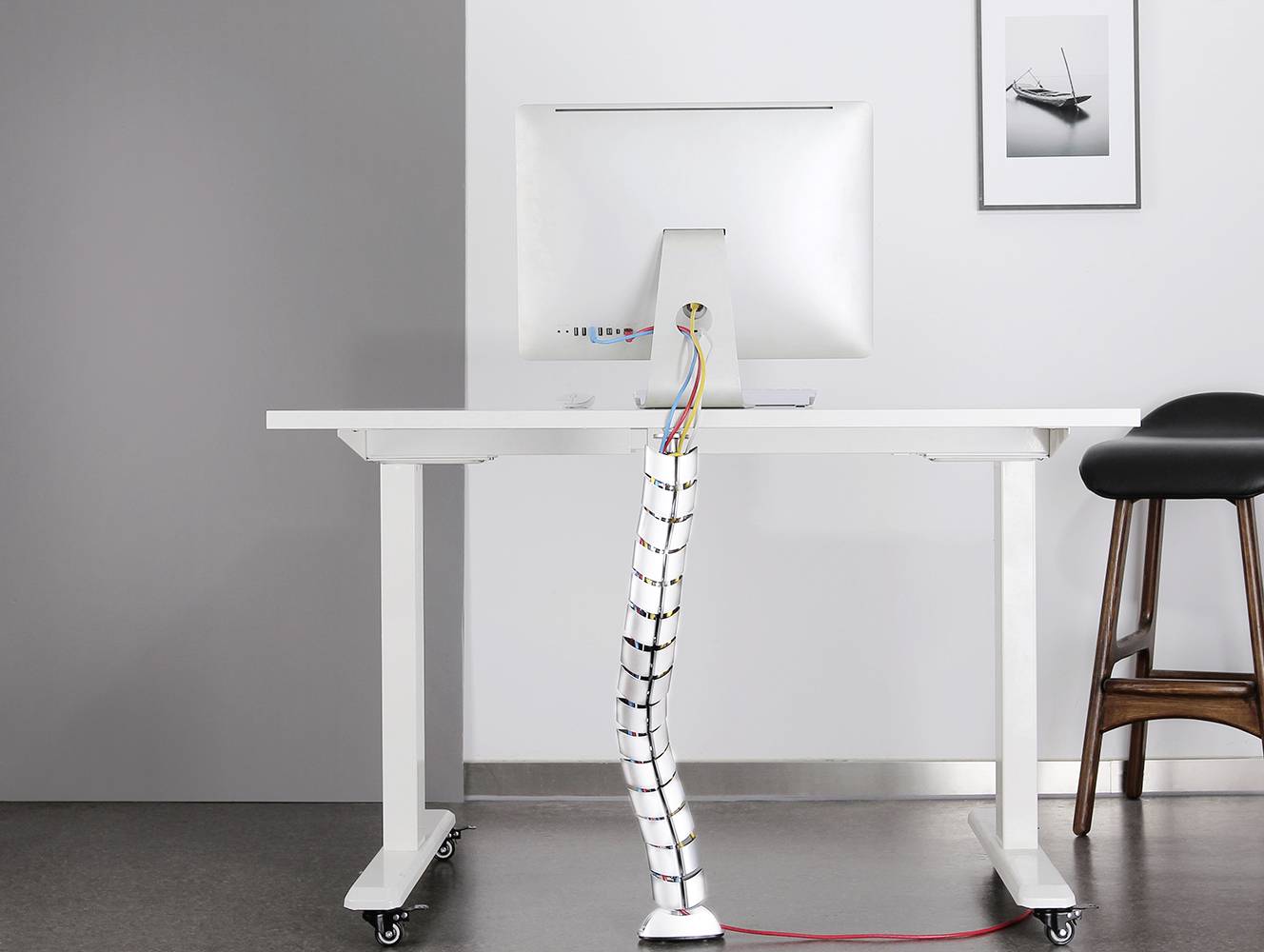 My Wall HZ44WL Kabelbündelhalter Weiß 1 St.