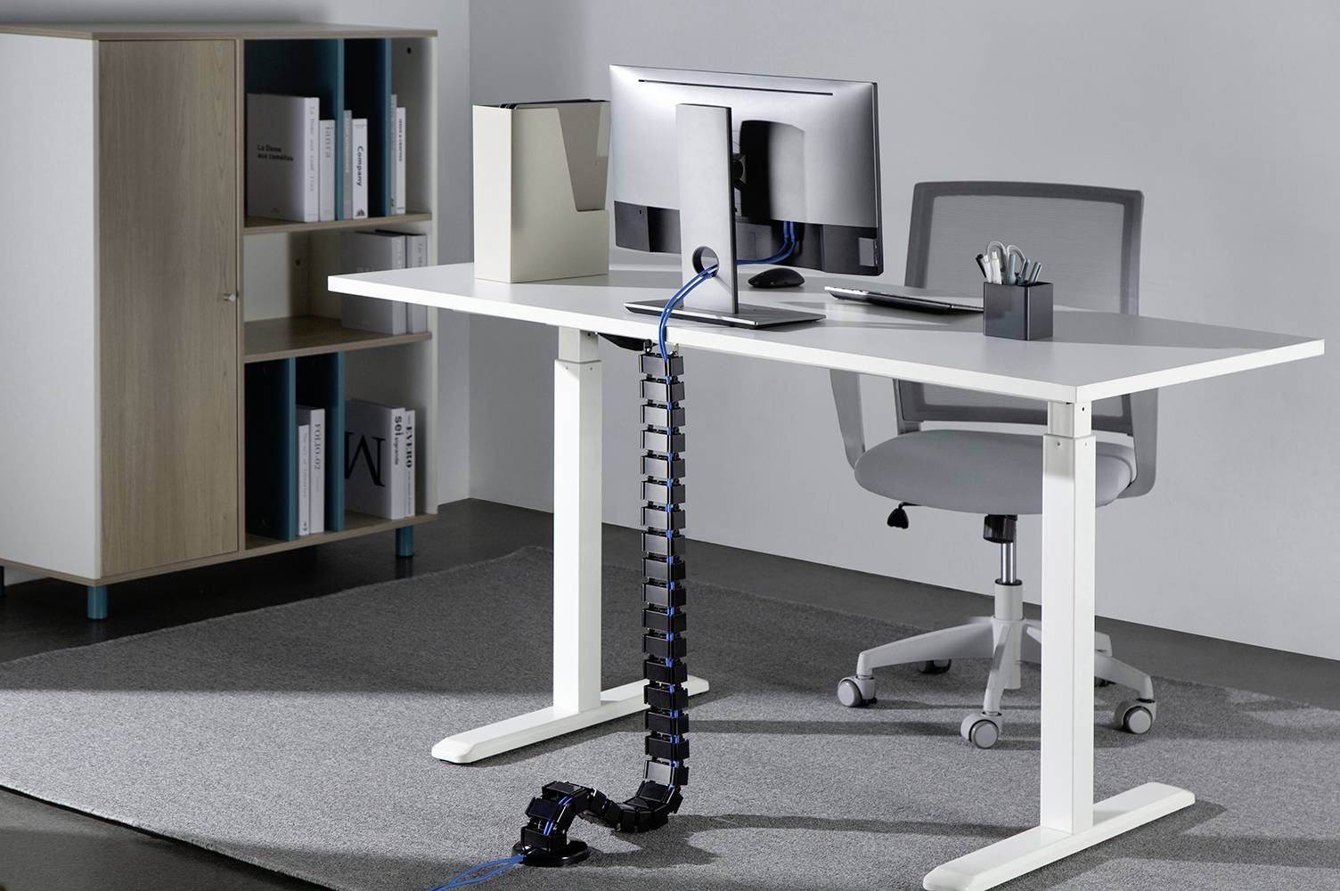 My Wall HZ42WL Kabelbündelhalter Weiß 1St.