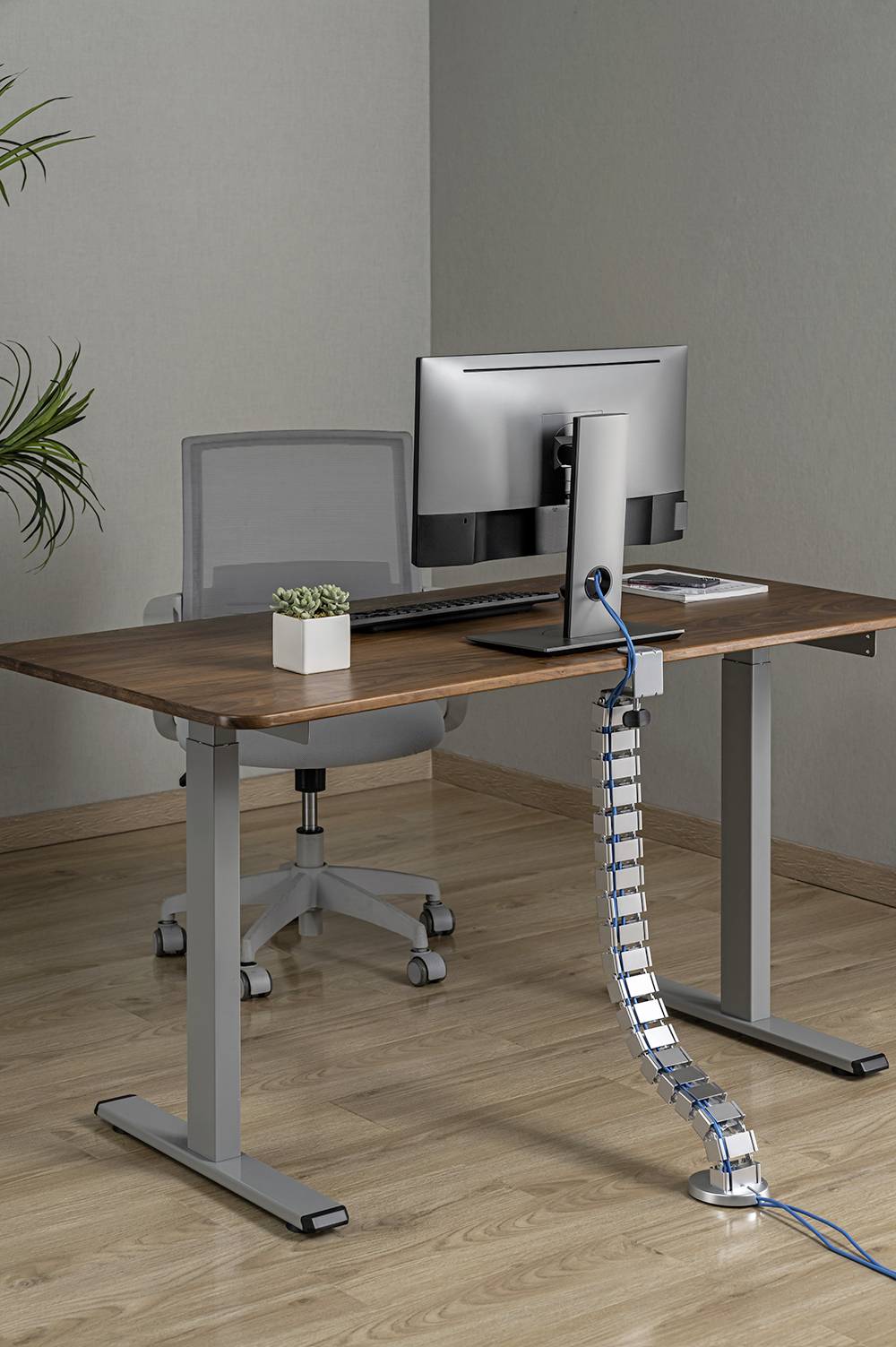 My Wall HZ43SL Kabelbündelhalter Silber 1St.