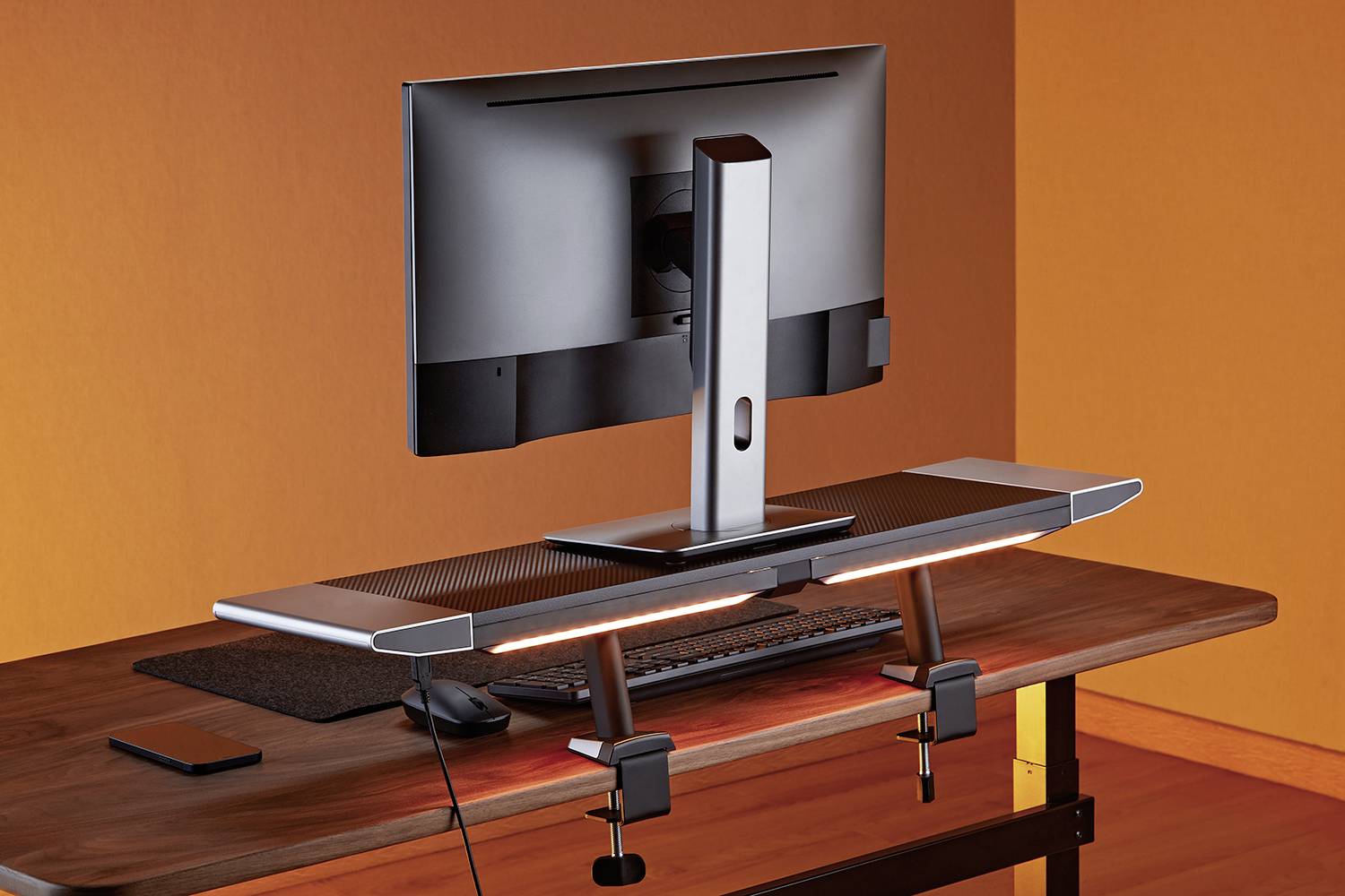 My Wall HT44L Monitor-Erhöhung Höhen-Bereich: 150mm (max) Schwarz, RGB