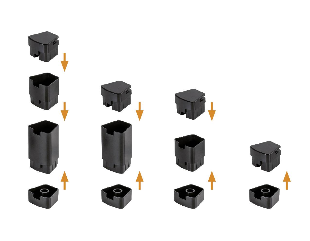 My Wall HT41L Monitor-Erhöhung Höhen-Bereich: 34 bis 124mm Schwarz