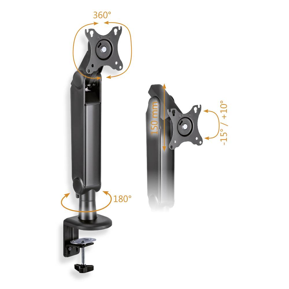 My Wall HL54L Monitor-Erhöhung Schwarz