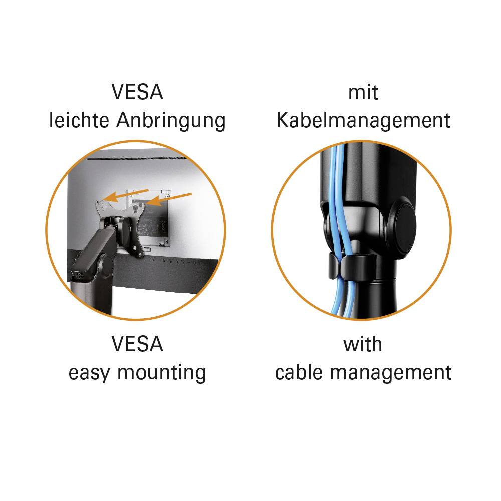 My Wall HL54L Monitor-Erhöhung Schwarz