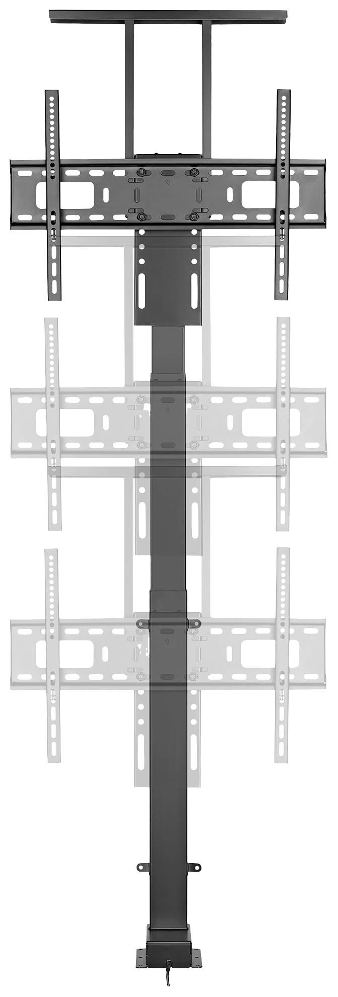 My Wall HP63-1L TV-Lift-Halterung Motorisiert, Mit Fernbedienung, Höhenverstellbar 94,0cm (37") - 165,1cm (65") Höhenverstellbar