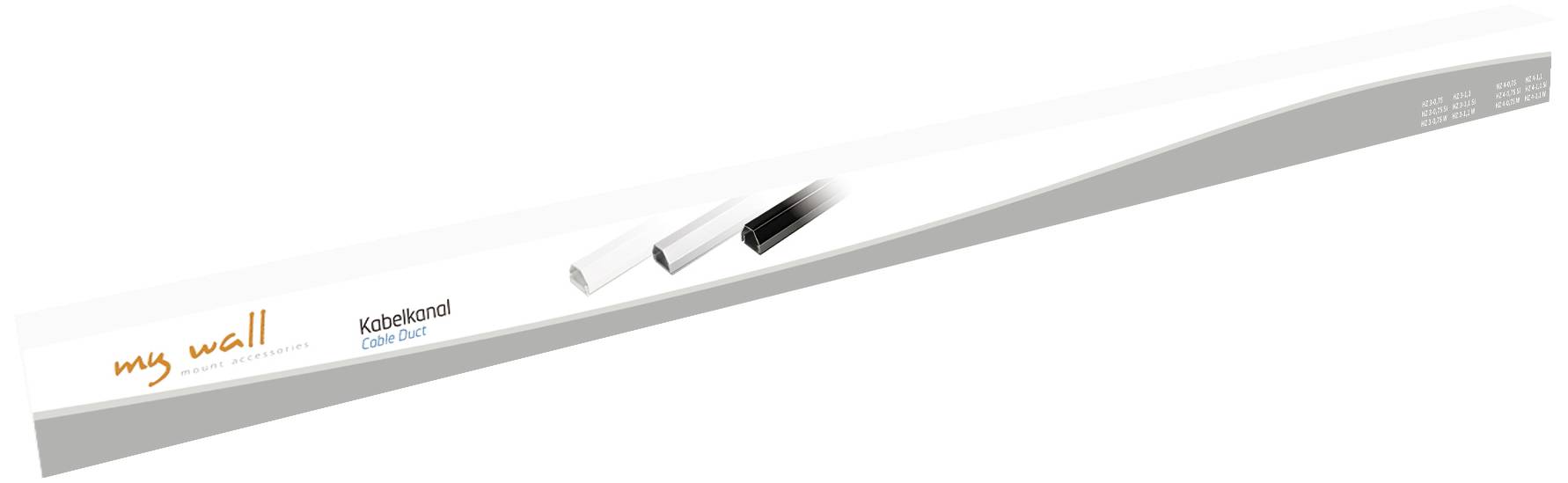 My Wall HZ3-1,1WL Kabelkanal Verbindungsstück (B x H) 33mm x 18mm 1 St. Weiß
