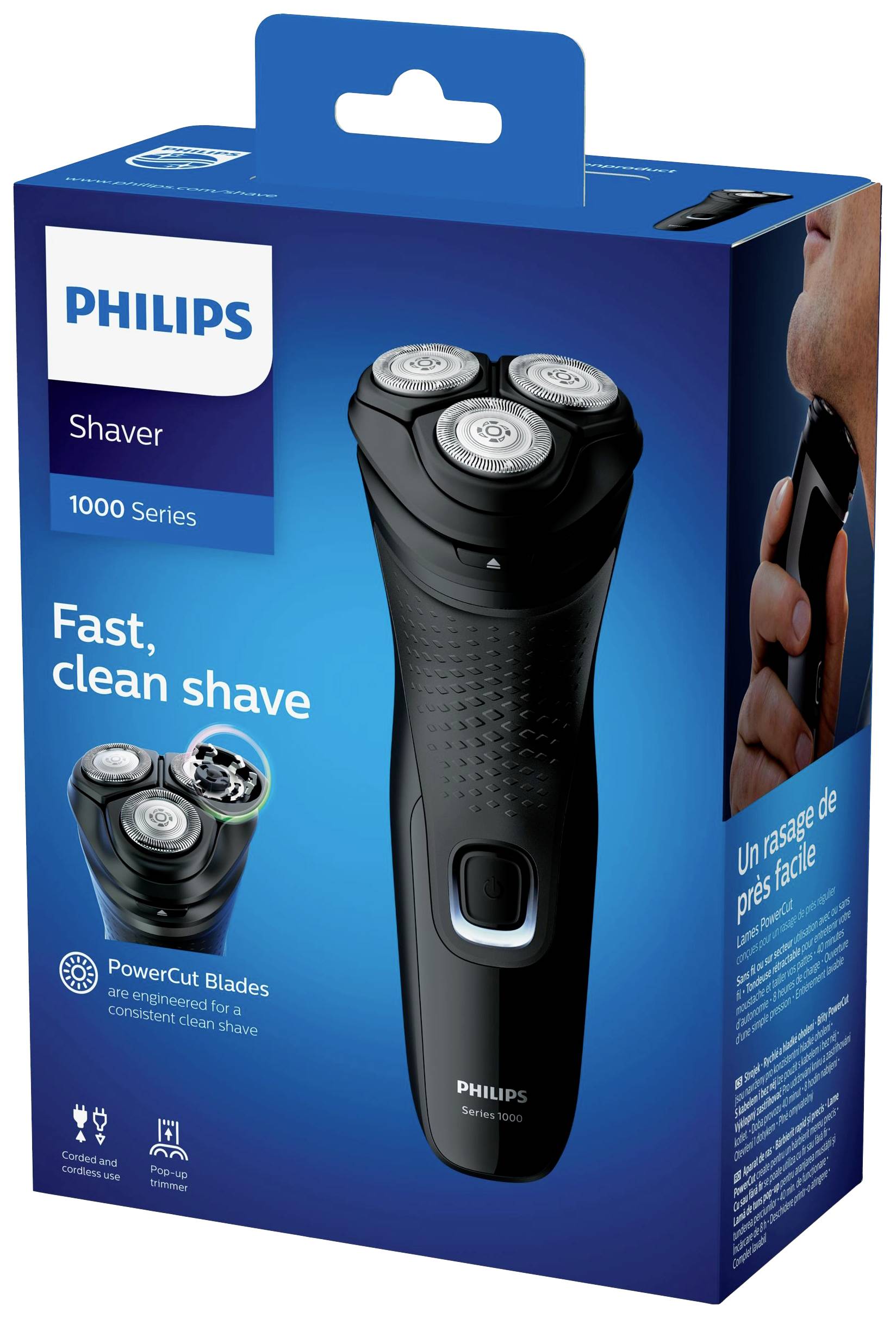 Philips Bodycare 1000 series S1332/41 10961 Rotationsrasierer Schwarz