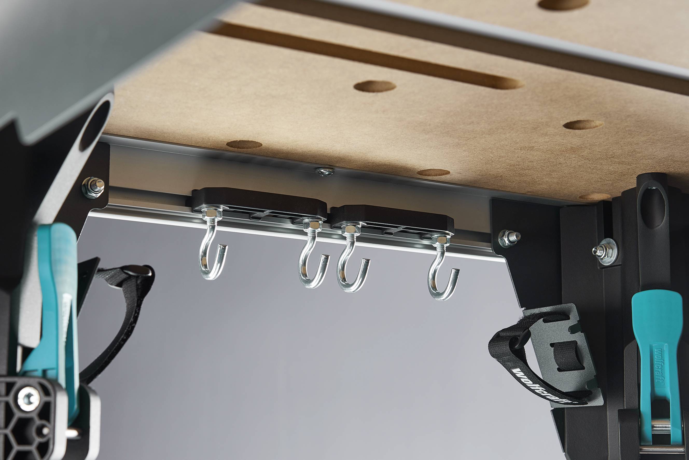 Wolfcraft 6907000 1 MASTER cut 2200 Maschinentisch 17kg Schwarz, Silber