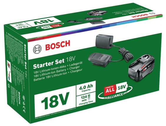 Bosch Home and Garden Starter Set 18V (4.0Ah + AL18V-20)