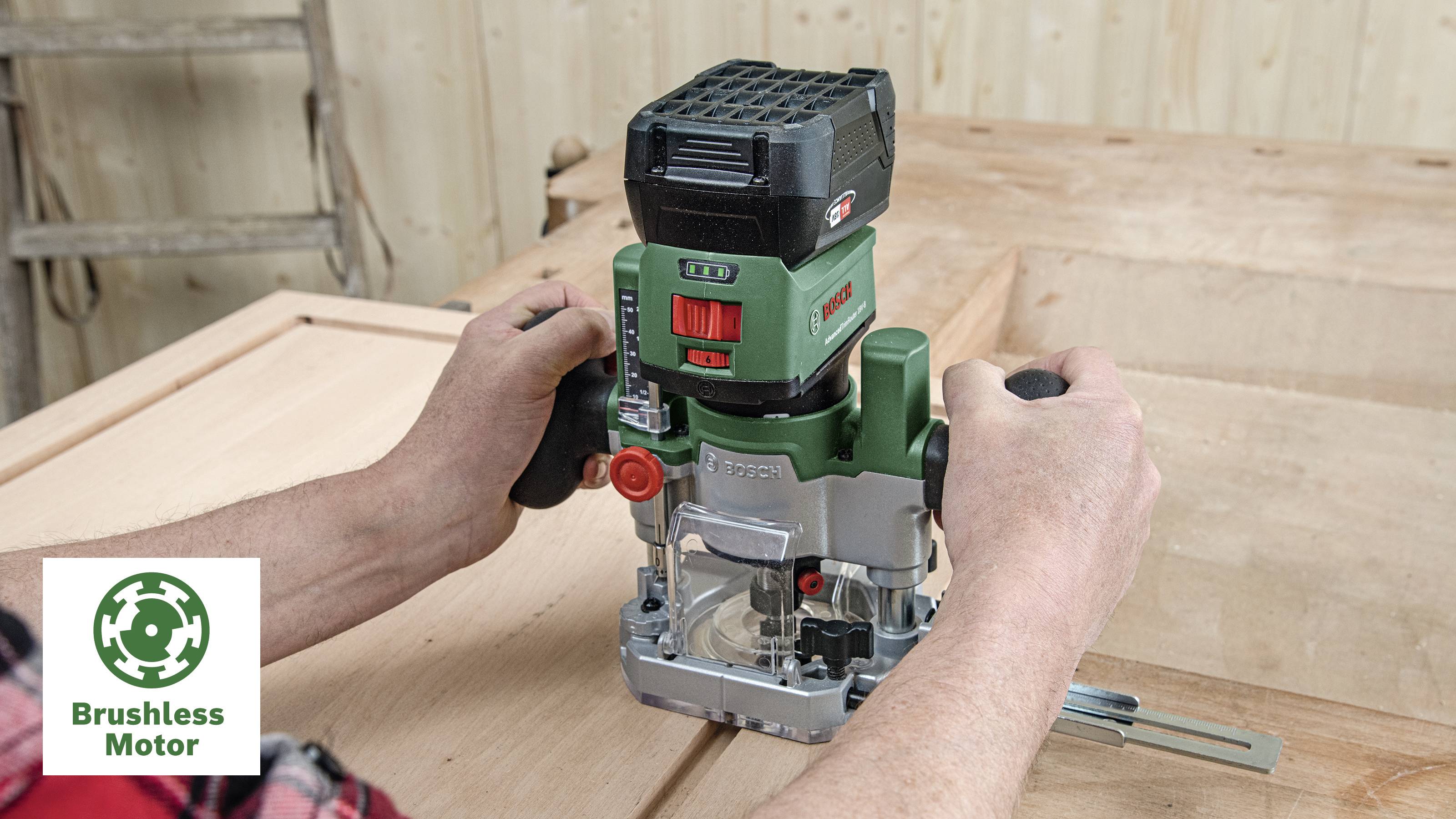Bosch Home and Garden Oberfräsen-Taucheinheit 1600A02RD7 AdvancedTrimRouter Plunge Base
