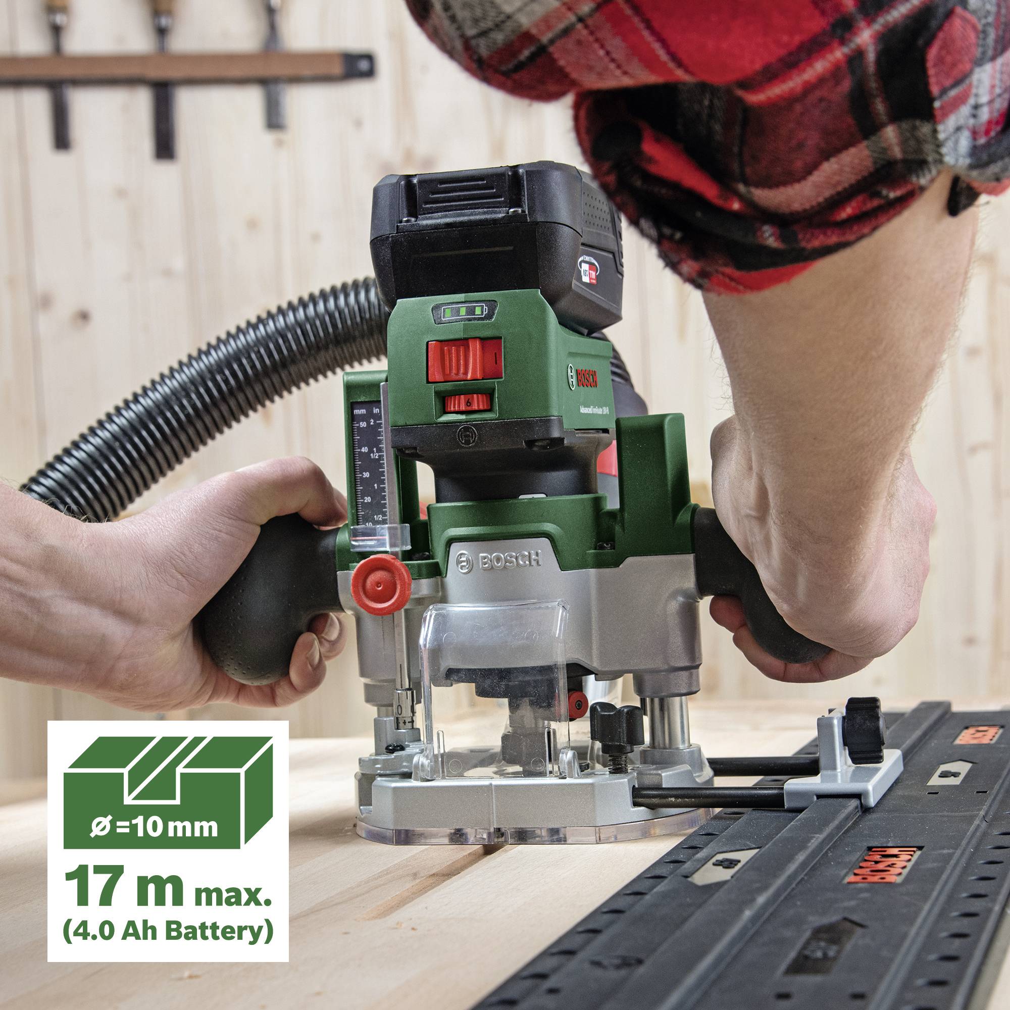 Bosch Home and Garden Oberfräsen-Taucheinheit 1600A02RD7 AdvancedTrimRouter Plunge Base