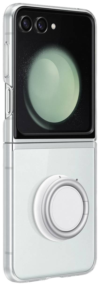 Samsung EF-XF73KKTEGWW Backcover Samsung Galaxy Z Flip5 Transparent, Schwarz Standfunktion