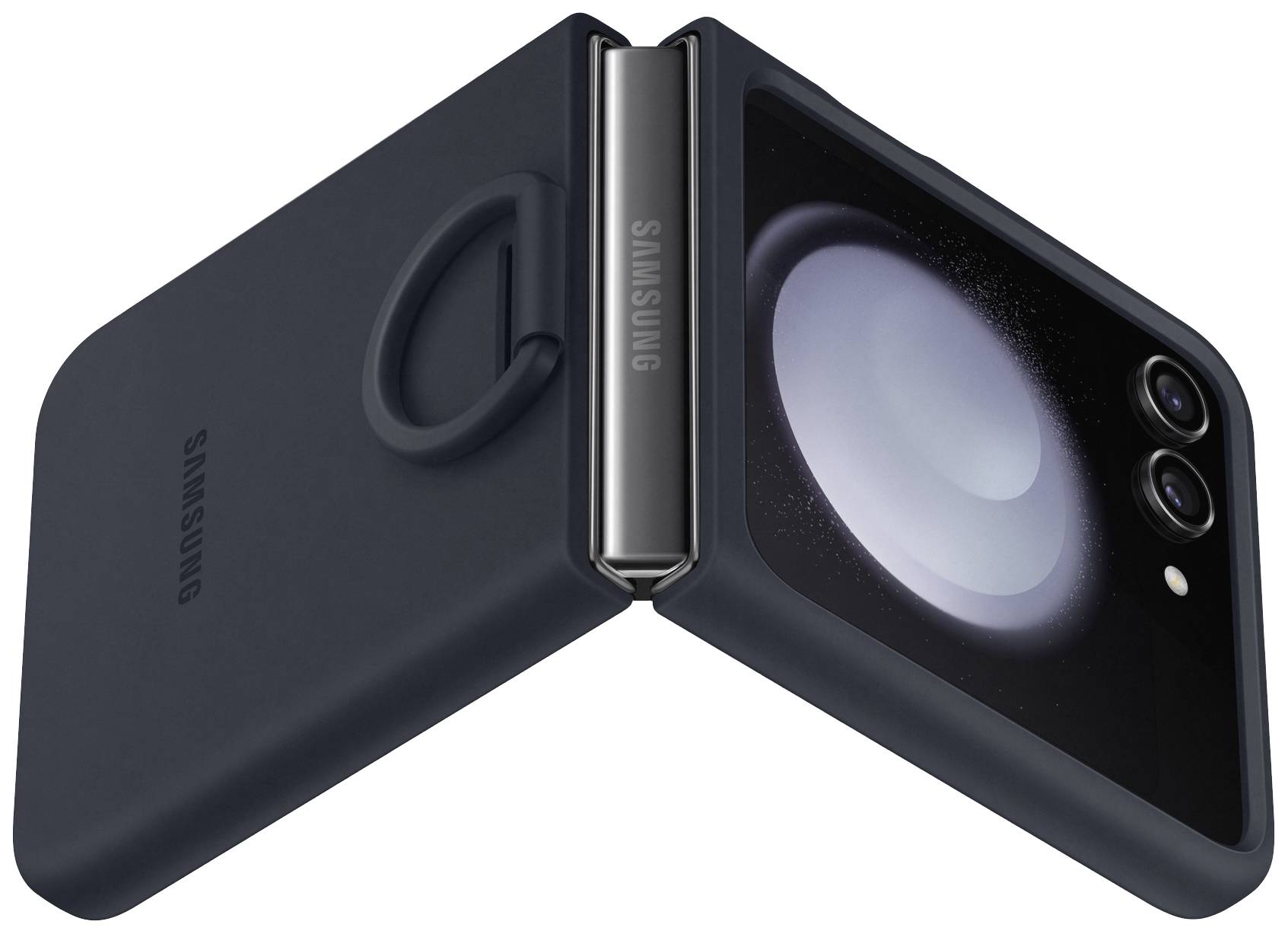 Samsung Backcover Samsung Galaxy Z Flip5 Dunkelblau EF-PF731TNEGWW