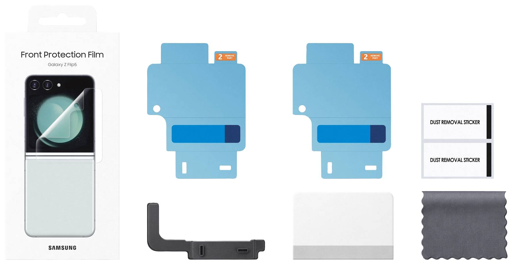 Samsung Displayschutzfolie Samsung Galaxy Z Flip5 1 St. EF-UF731CTEGWW