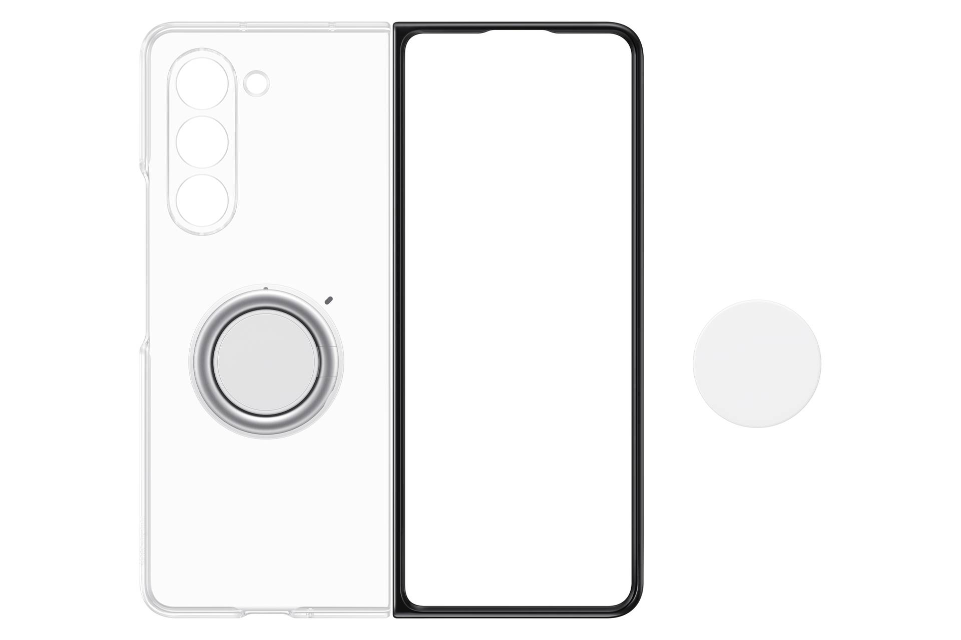 Samsung Backcover Samsung Galaxy Z Fold5 Transparent Standfunktion EF-XF946CTEGWW