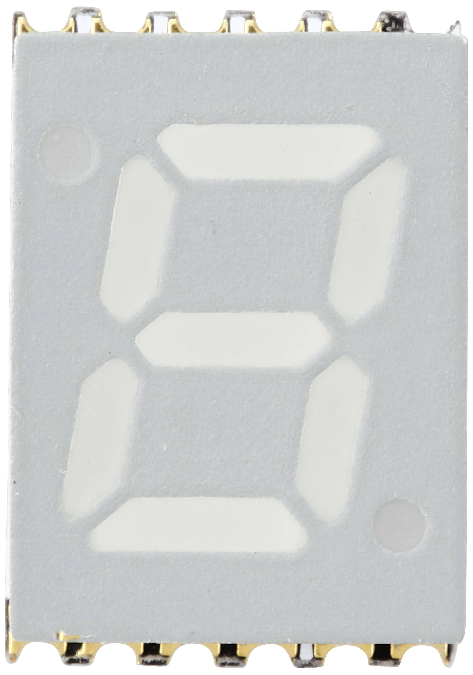 TRU COMPONENTS SMD-LED Gelbgrün 6 mcd Einzelziffer-Display