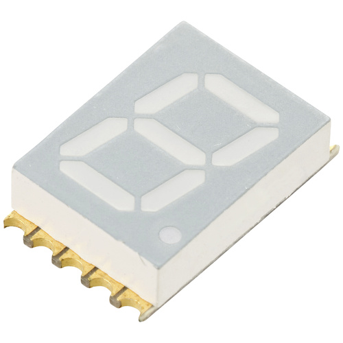 TRU COMPONENTS SMD-LED Gelbgrün 9 mcd Einzelziffer-Display