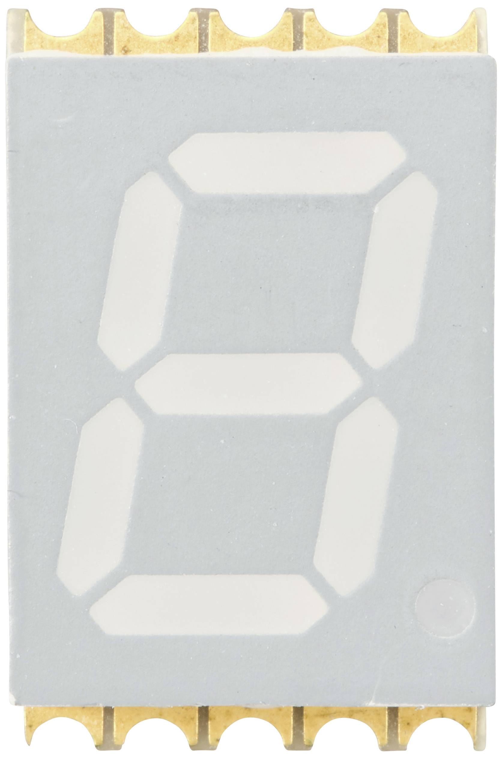 TRU COMPONENTS SMD-LED Gelbgrün 9 mcd Einzelziffer-Display