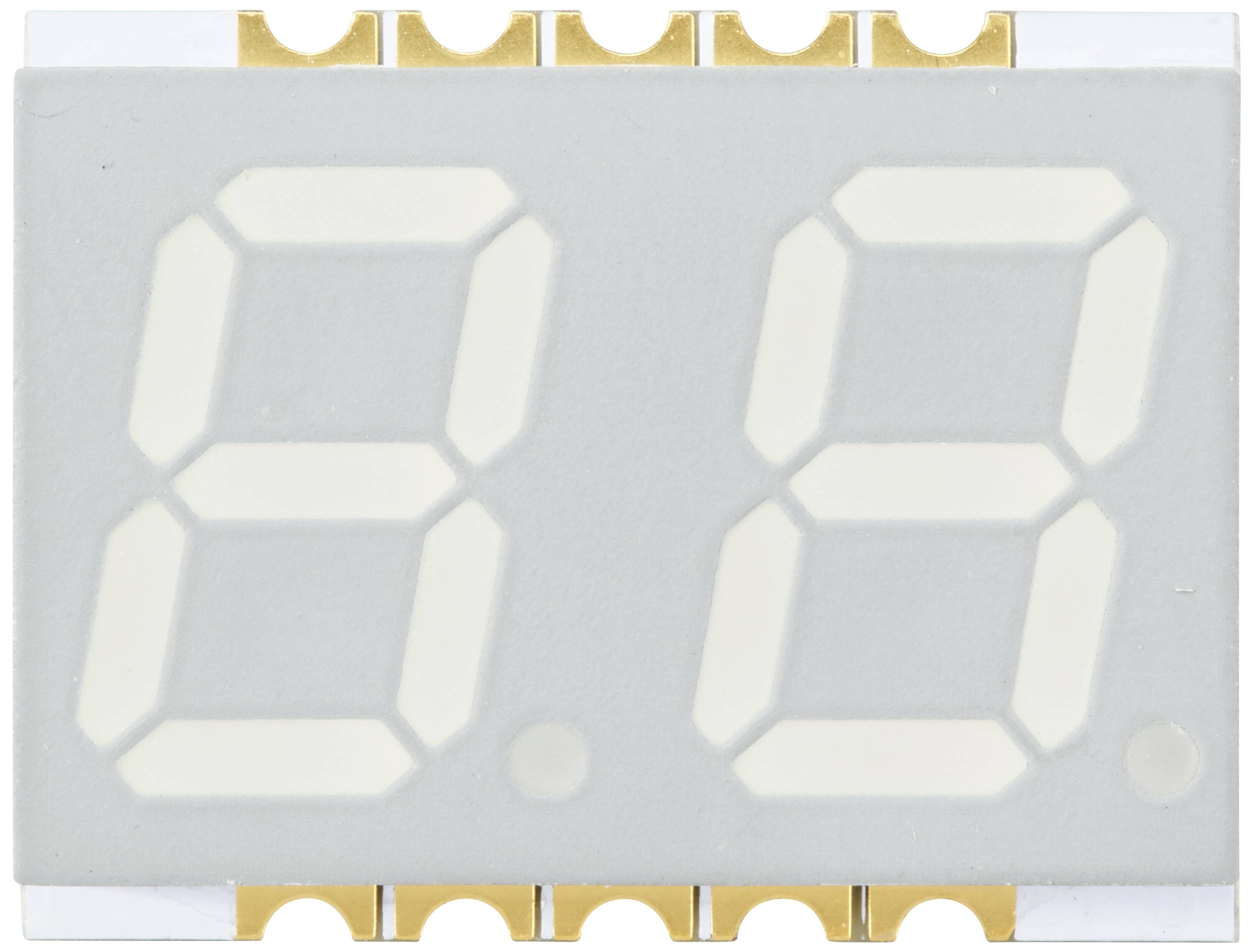 TRU COMPONENTS SMD-LED Rot 9 mcd Zweiziffern-Display