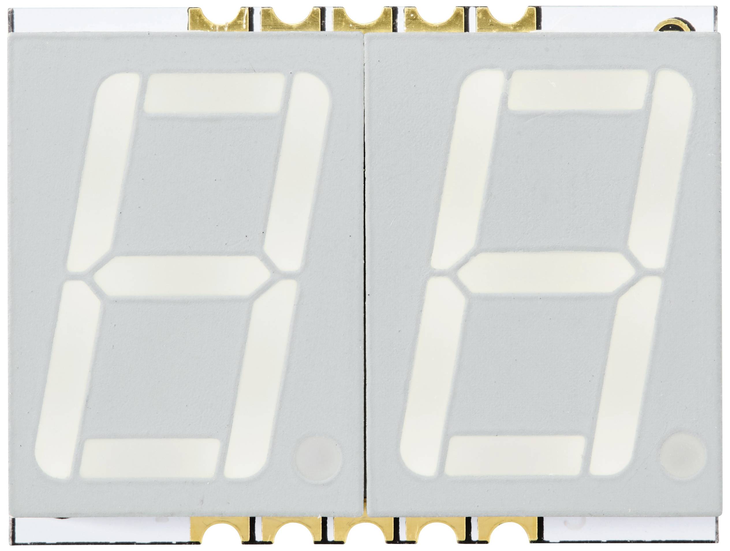 TRU COMPONENTS SMD-LED Gelb 16 mcd Zweiziffern-Display