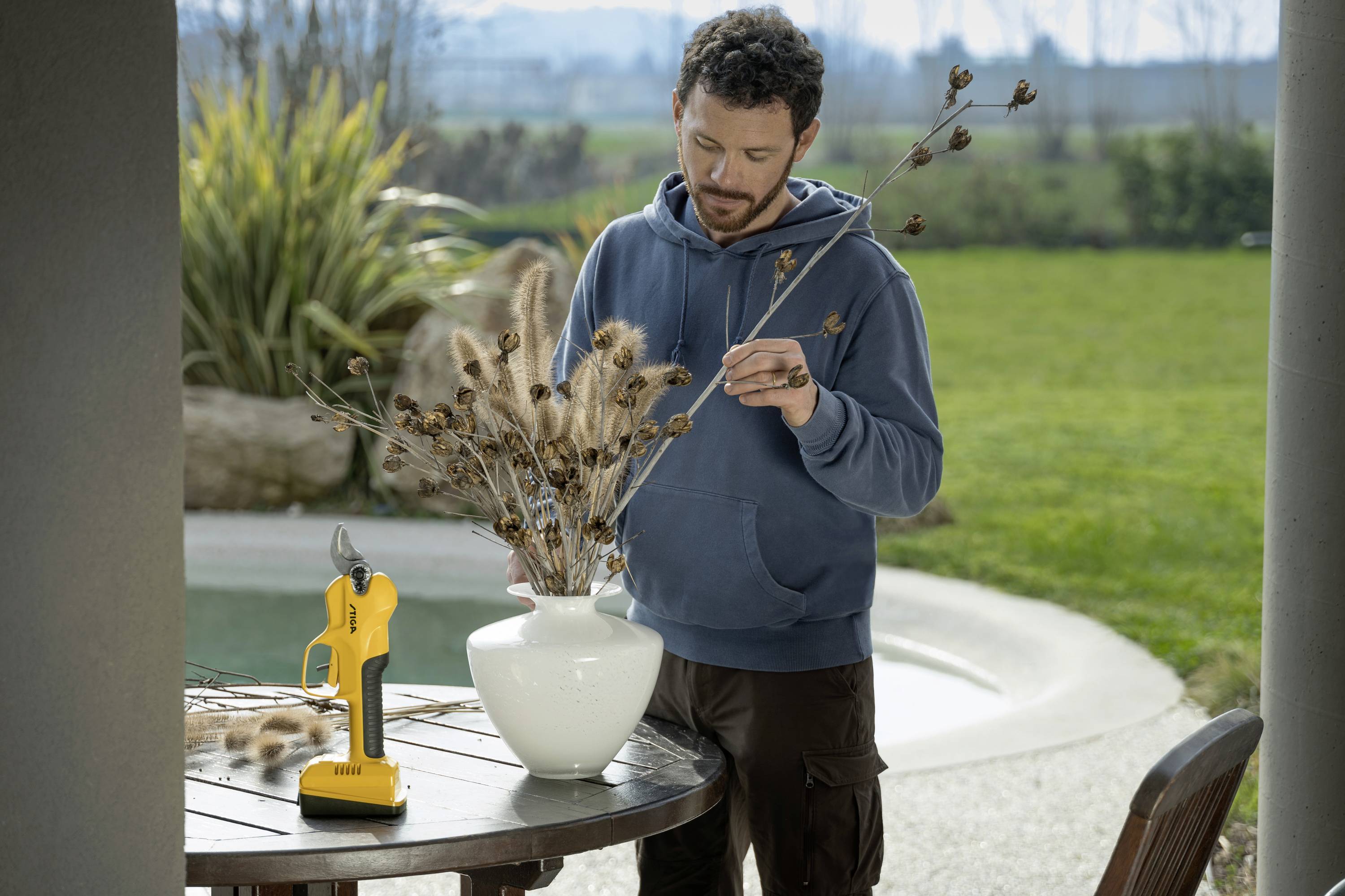 STIGA 257022001/ST1 SC 100e Astschere 520mm