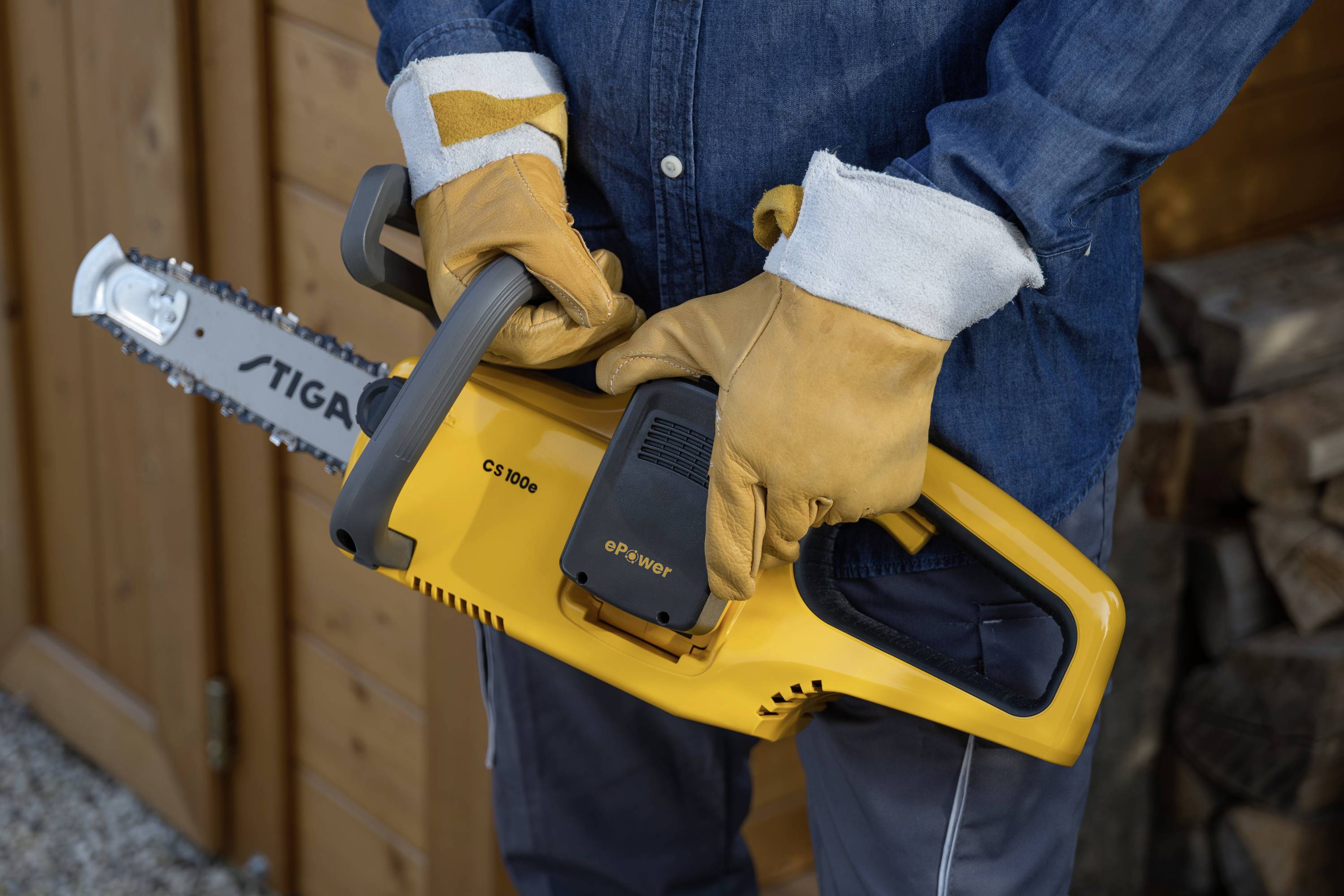 STIGA CS 100e Akku Kettensäge inkl. Akku, inkl. Ladegerät Schwertlänge 250mm