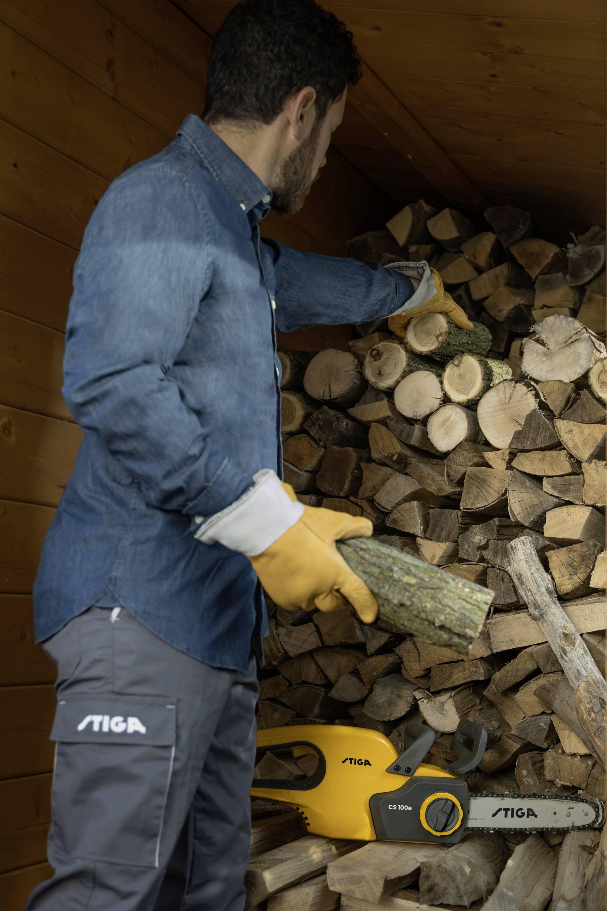 STIGA CS 100e Akku Kettensäge inkl. Akku, inkl. Ladegerät Schwertlänge 250mm